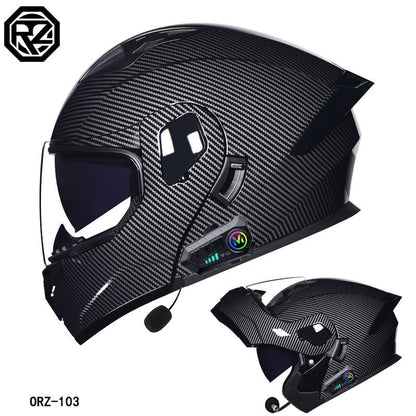 Casque certifié 3C, casque Bluetooth complet pour hommes et femmes, quatre saisons, grand aileron arrière. Contactez notre service achat tplmshop pour choisir la visière.