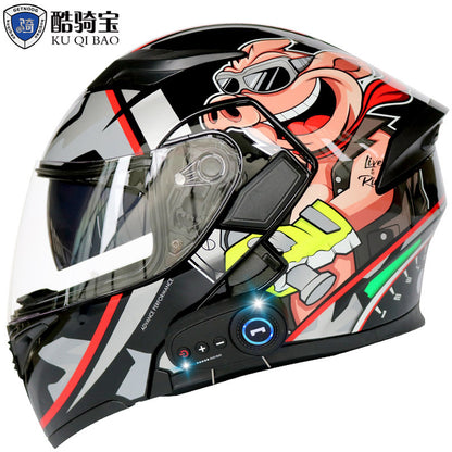 Cool Ride Treasure  Casque Bluetooth Double visière avec FM