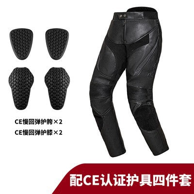 Vêtements de moto, vêtements de course d'hiver, pantalons antichute, pantalons de moto, veste en cuir pour hommes et femmes,