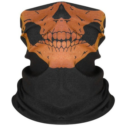 Masque facial de cyclisme en plein air, fantôme de champ, couverture de crâne, protection solaire de vélo en plein air, protection tactique respirante et multifonctionnelle