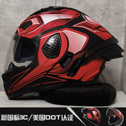NBTK casque de moto double lentille 3C