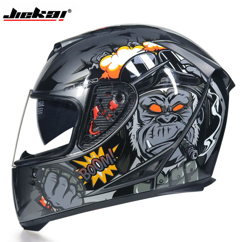 JIEKAI casque complet pour homme et femme