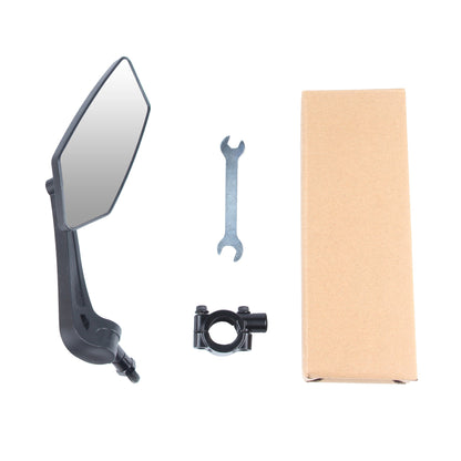 rétroviseur de vélo, rotation à 360 degrés, réflecteur de batterie de moto, miroir en verre haute définition.