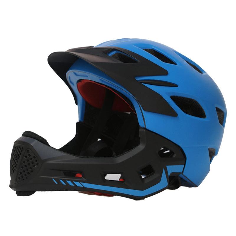 casque pour enfants moulage intégré  casque complet extérieur respirant