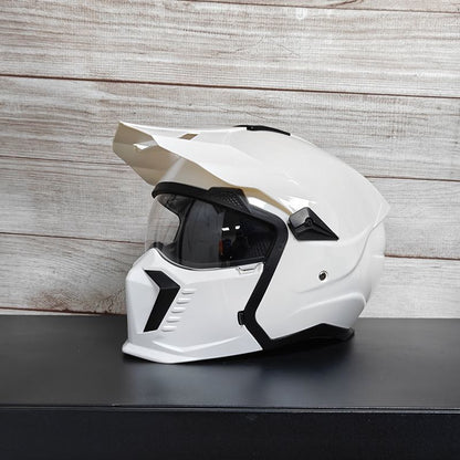 Casque combiné Street Fighter Casque de moto Casque rétro pour hommes et femmes  3C Certifié