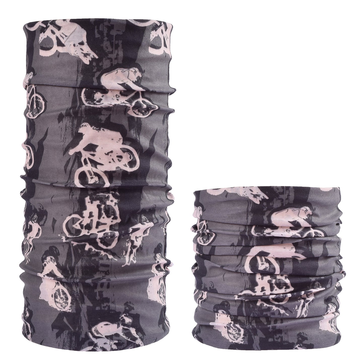 Masque de cyclisme foulard col chaud accessoire de Halloween crâne versatile foulard visage foulard magique