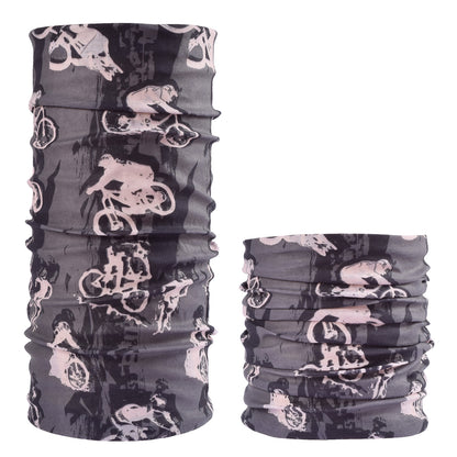 Masque de cyclisme foulard col chaud accessoire de Halloween crâne versatile foulard visage foulard magique