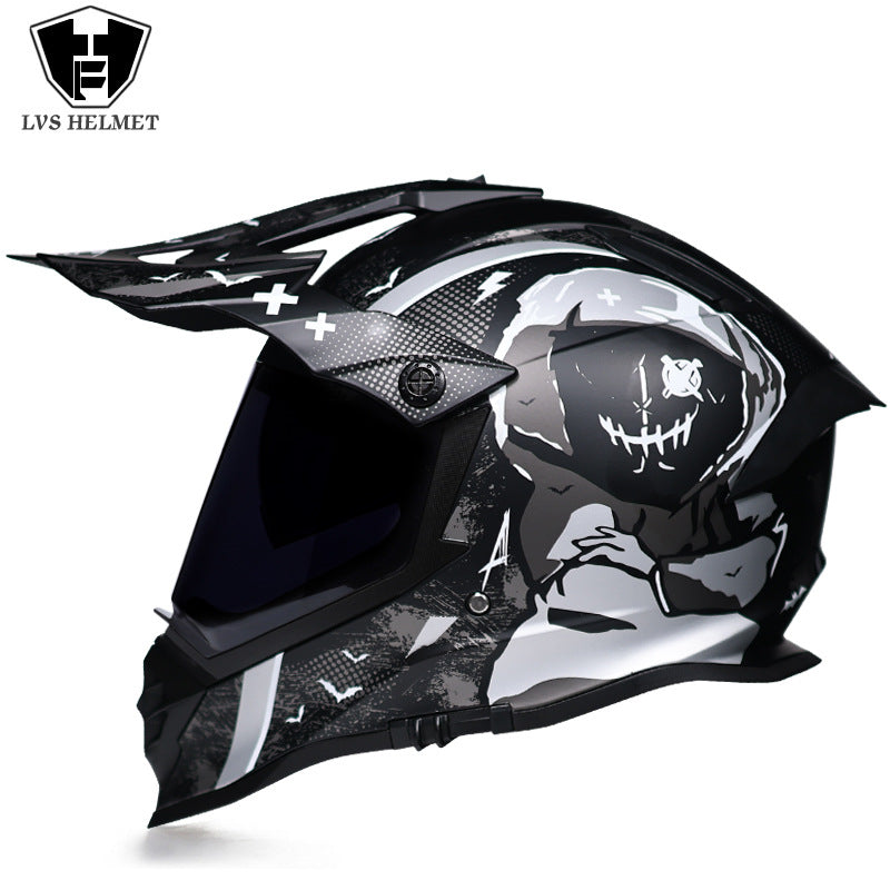 Casque de rallye tout terrain multifonctionnel double lentille