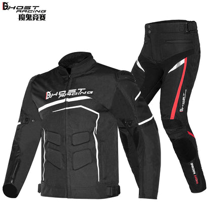 Combinaison de moto Devil Race pour homme, combinaison d'hiver coupe-vent, chaude et imperméable, veste de course décontractée