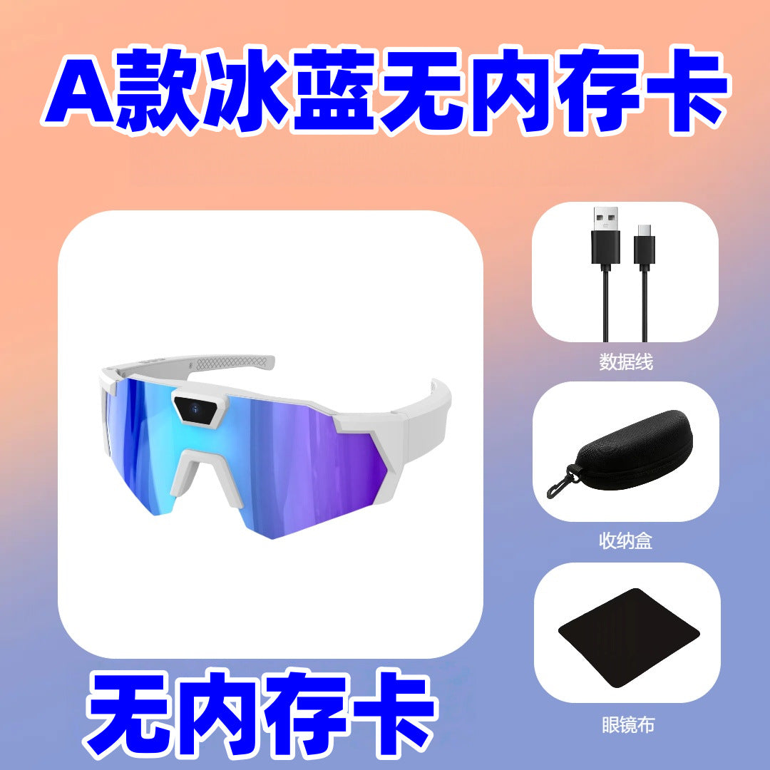 Lunettes de soleil, appareil photo, enregistrement sportif, appareil photo, enregistreur intelligent pour le cyclisme en plein air