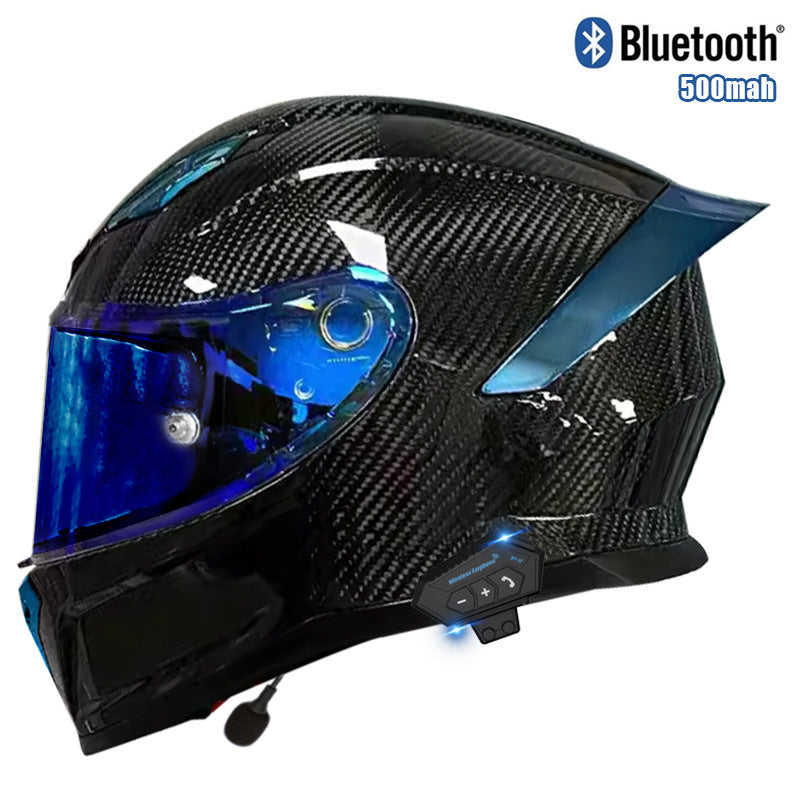 Casque en fibre de carbone avec certification 3C Dot Bluetooth