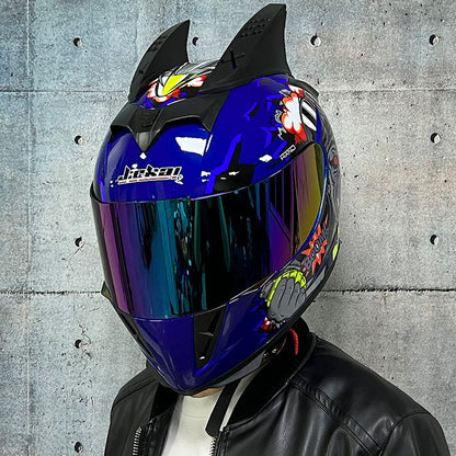 JIEKAI casque complet pour homme et femme