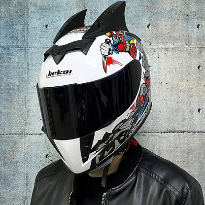 JIEKAI casque complet pour homme et femme