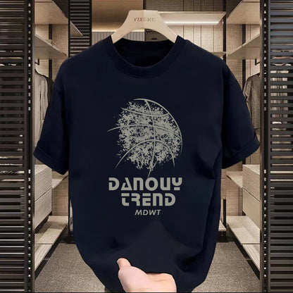 T-shirt américain à manches courtes à motifs