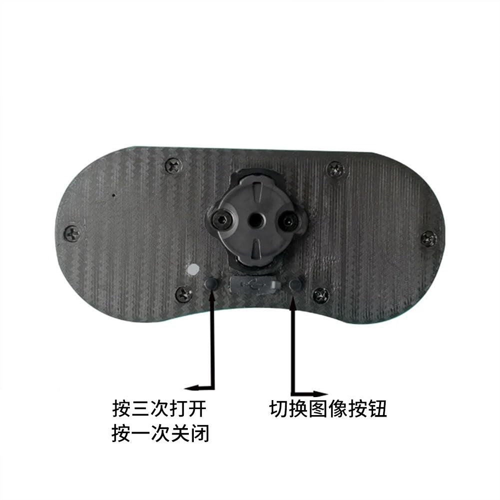 Lumière Oeil du Diable Vélo Moto Voiture électrique Lumière Décorative Contenu Personnalisé Écran unique Exportation de double écran