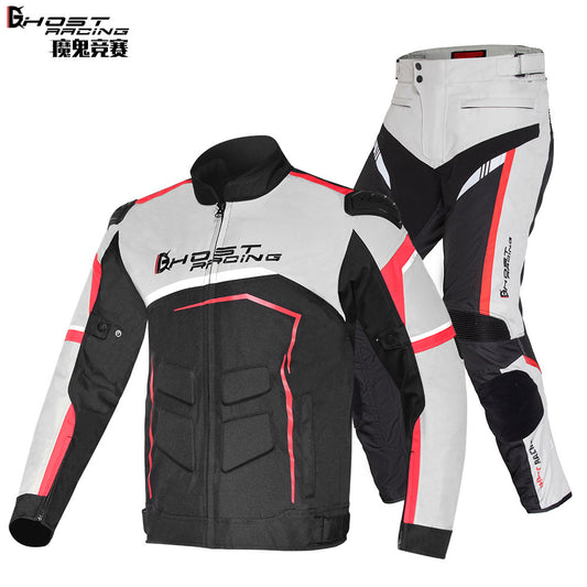 Combinaison de moto Devil Race pour homme, combinaison d'hiver coupe-vent, chaude et imperméable, veste de course décontractée