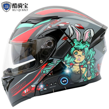 Cool Ride Treasure  Casque Bluetooth Double visière avec FM