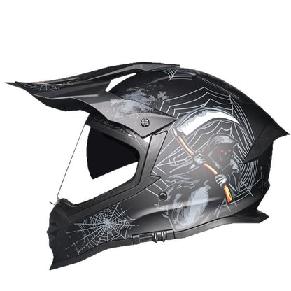 Casque de rallye tout terrain multifonctionnel double lentille