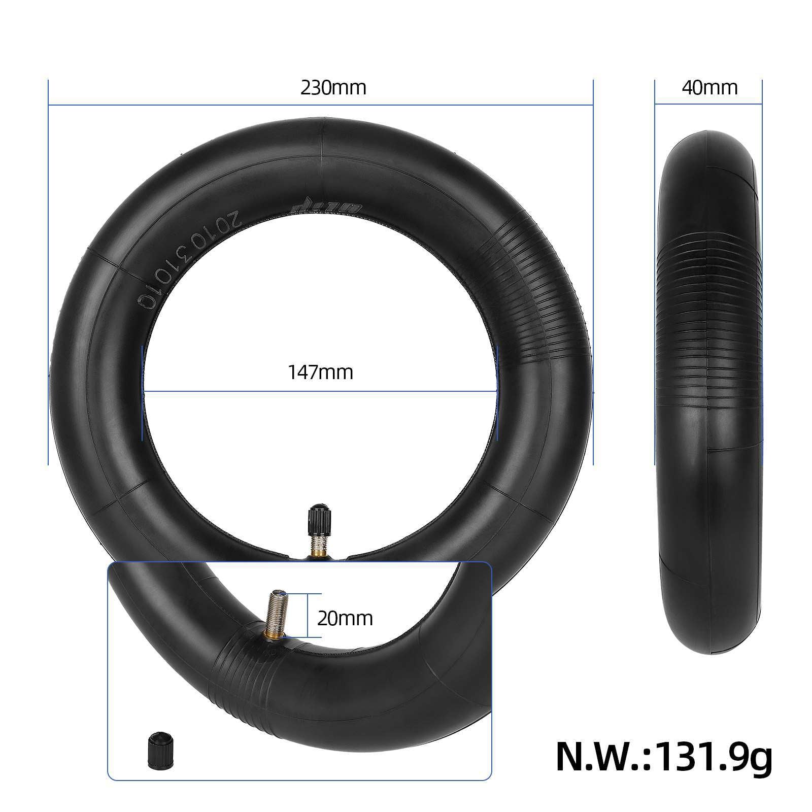 Appareil photo intérieur Ulip 250*64 à bouche droite, compatible avec le scooter Xiaomi 4 Ultra 4Lite, appareil intérieur épaissi et résistant à l’usure