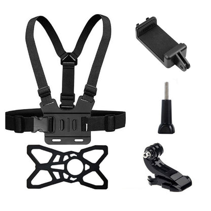 Support pour la poitrine de la caméra d'action GoPro DJI, support pour téléphone mobile