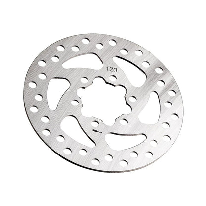 Disque de frein à disque six trous de 120 mm avec vis de fixation, 44mm entre orifices vis