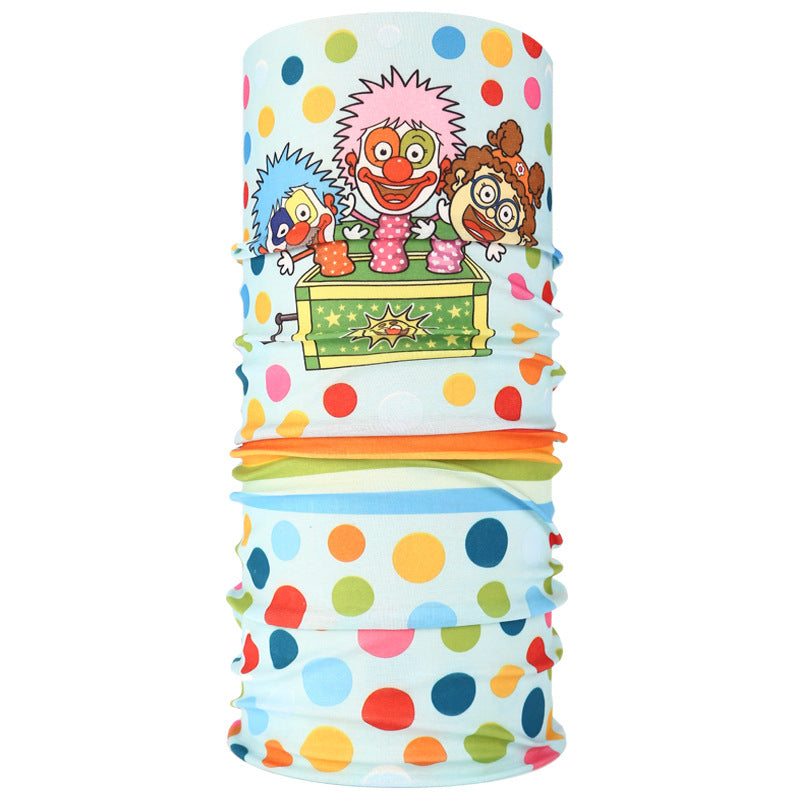 Masque de cyclisme foulard col chaud accessoire de Halloween crâne versatile foulard visage foulard magique