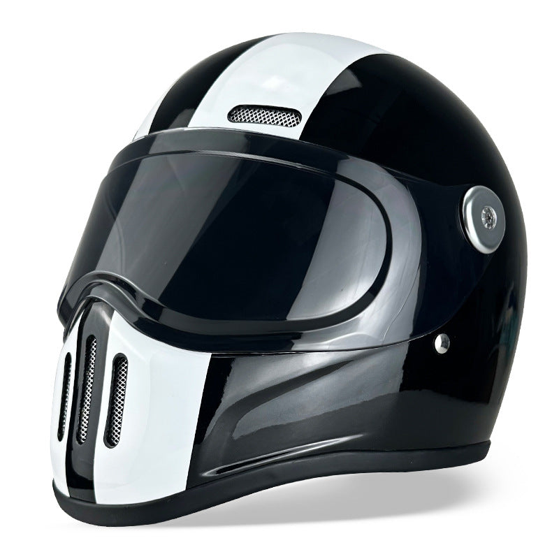Casque WTCX de moto en fibre de carbone en PRF, casque complet, pour hommes et femmes