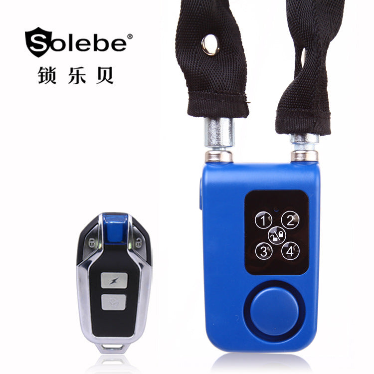 Solebe chaîne antivol, serrure électronique, télécommande par mot de passe, alarme , serrure en acier