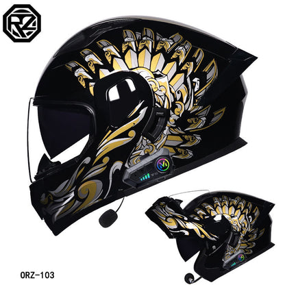 Casque certifié 3C, casque Bluetooth complet pour hommes et femmes, quatre saisons, grand aileron arrière. Contactez notre service achat tplmshop pour choisir la visière.