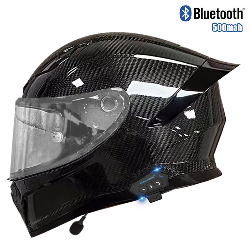 Casque en fibre de carbone avec certification 3C Dot Bluetooth