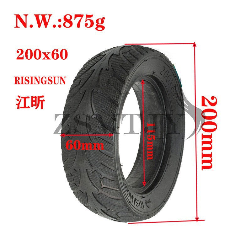 Pneus électriques Shengte Arlang 200*50, moteur arrière 8 pouces pneus pleins Jiangxin 200x60