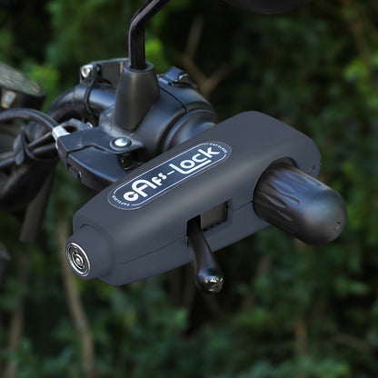 Serrure antivol pour véhicule électrique, serrure moto avec alarme, serrure de guidon, serrure de frein alimentée par batterie, verrou des gaz, serrure pour vélo