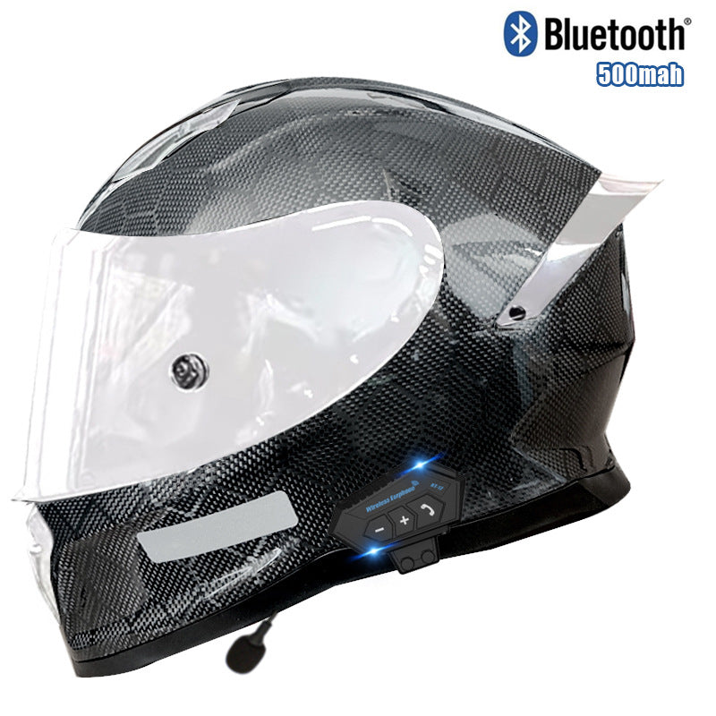 Casque en fibre de carbone avec certification 3C Dot Bluetooth