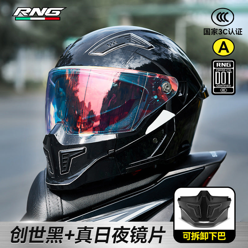 Casque de moto  complet Demi