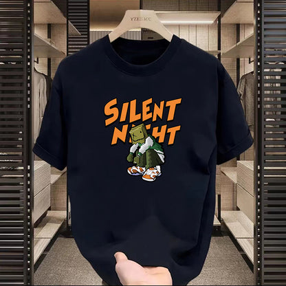 T-shirt américain à manches courtes à motifs