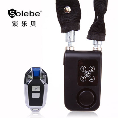 Solebe chaîne antivol, serrure électronique, télécommande par mot de passe, alarme , serrure en acier