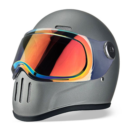 Casque WTCX de moto en fibre de carbone en PRF, casque complet, pour hommes et femmes