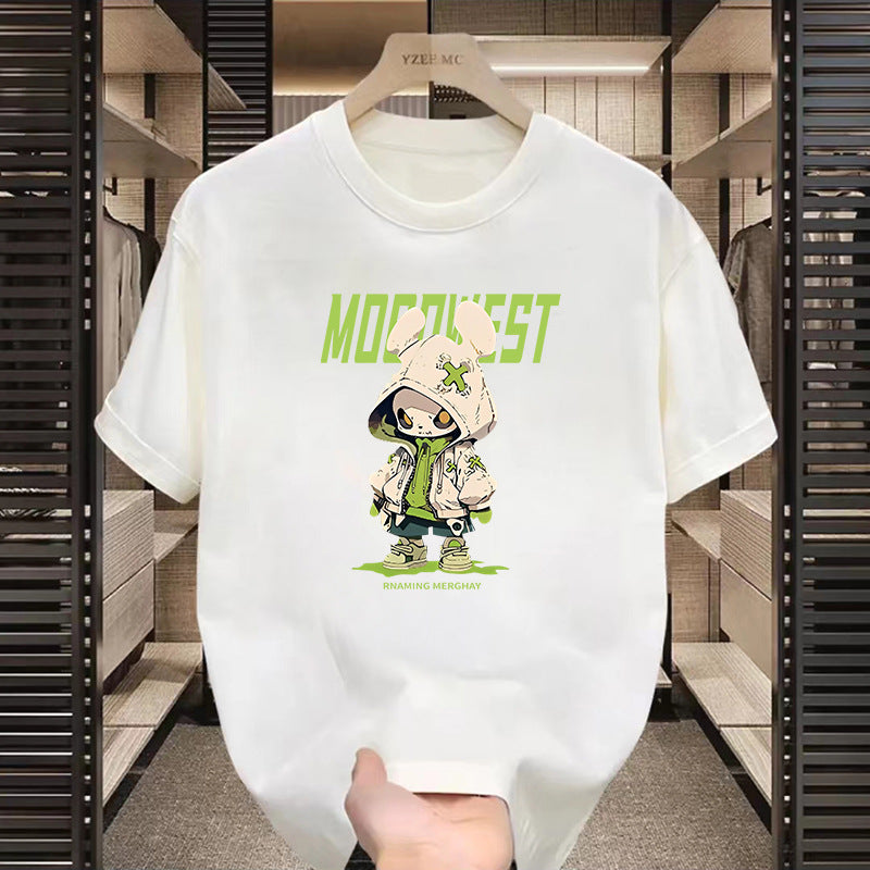 T-shirt américain à manches courtes à motifs