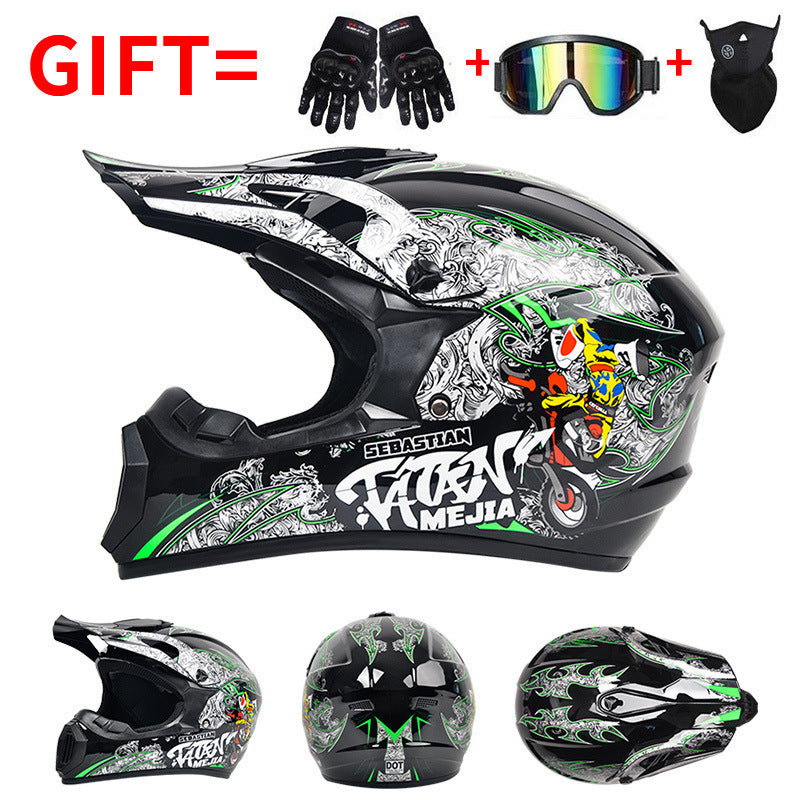 Casque de moto tout-terrain AD