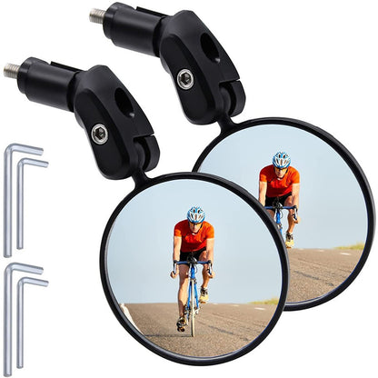 Nouveau rétroviseur  de vélo route de montagne miroirs convexes pliables réflecteur équipement