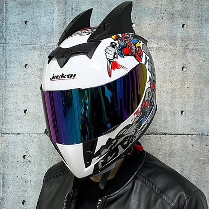 JIEKAI casque complet pour homme et femme