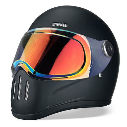 Casque WTCX de moto en fibre de carbone en PRF, casque complet, pour hommes et femmes