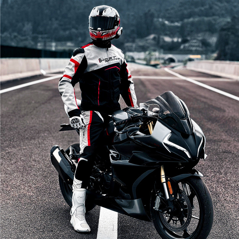 Combinaison de moto Devil Race pour homme, combinaison d'hiver coupe-vent, chaude et imperméable, veste de course décontractée