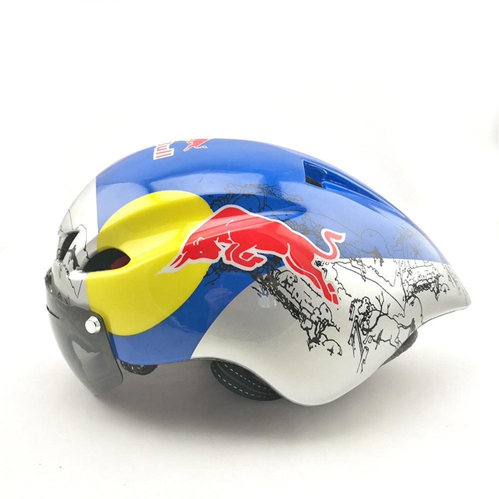 Casque de sécurité garantie d'authenticité Aero TT route VTT coupe-vent lentilles magnétiques