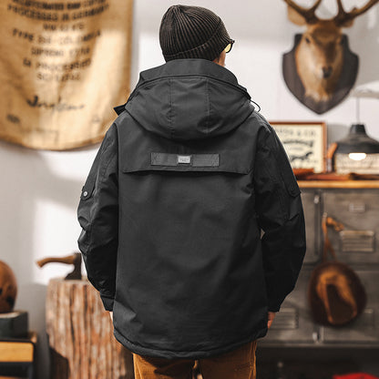 Veste en plumon de graphène vintage américain pour homme hiver en plein air style fonctionnel veste automne et hiver pour homme