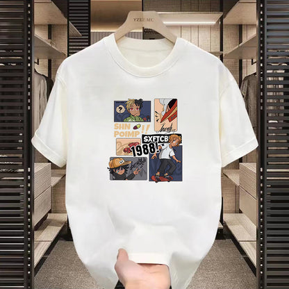 T-shirt américain à manches courtes à motifs