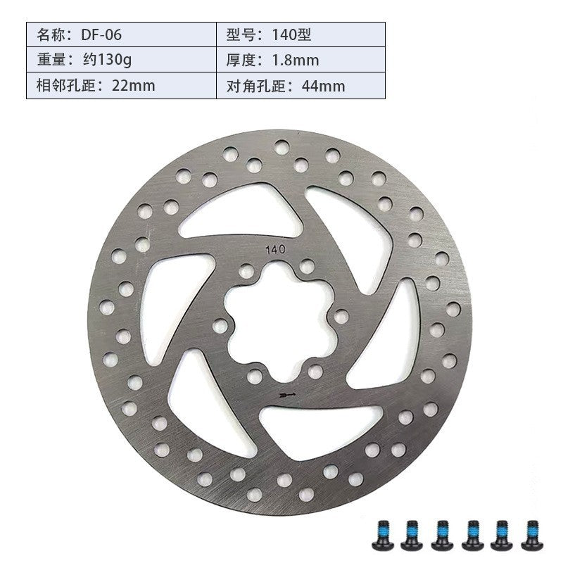 disque de frein 160mm 6 trous par lot de 2