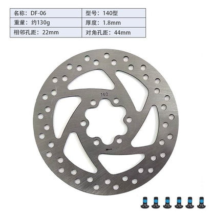 disque de frein 160mm 6 trous par lot de 2