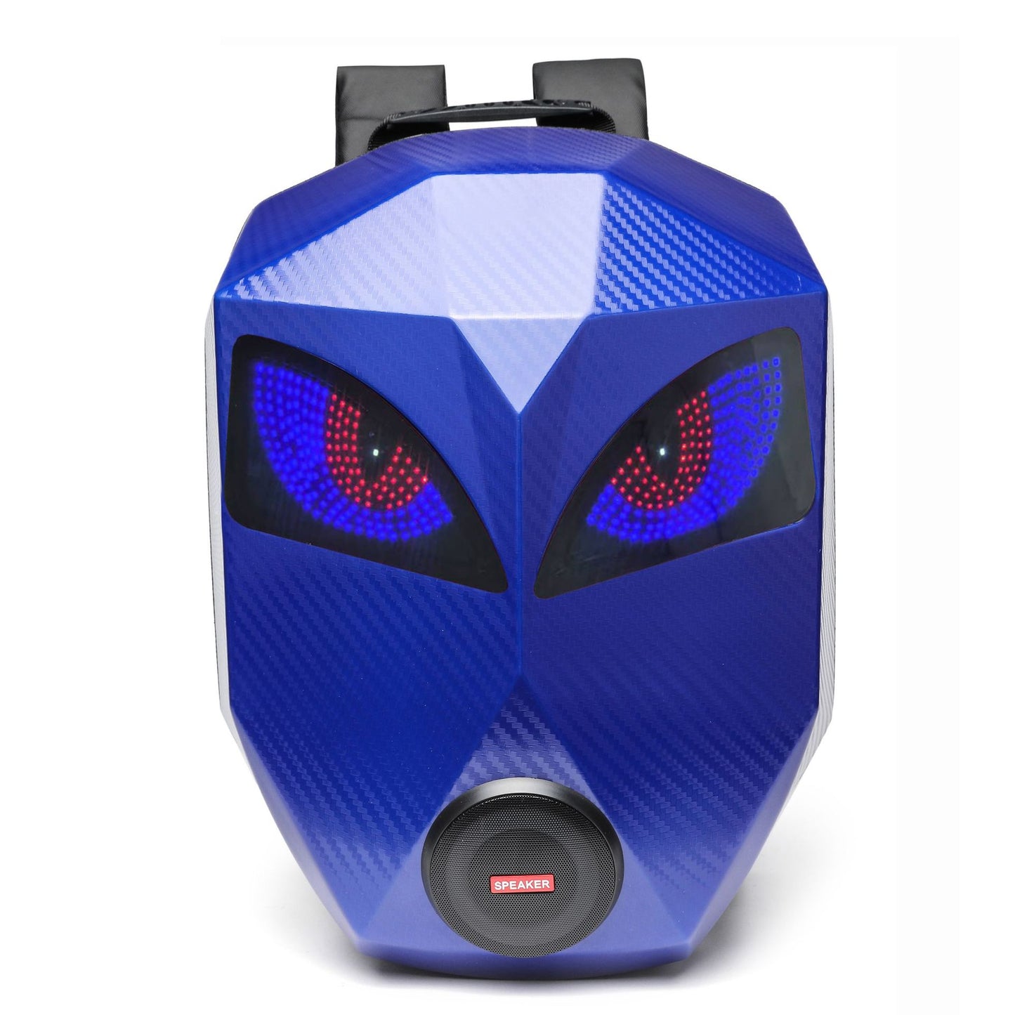Le sac à dos Iron Man Cycling avec haut-parleur LED est conçu pour les passionnés de cyclisme, avec une coque extensible et un tissu polyester