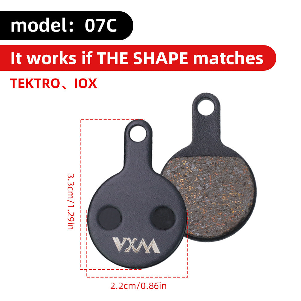 Plaquettes de frein à disque universelle en fibre de cuivre BB5, vélo de montagne M355M446